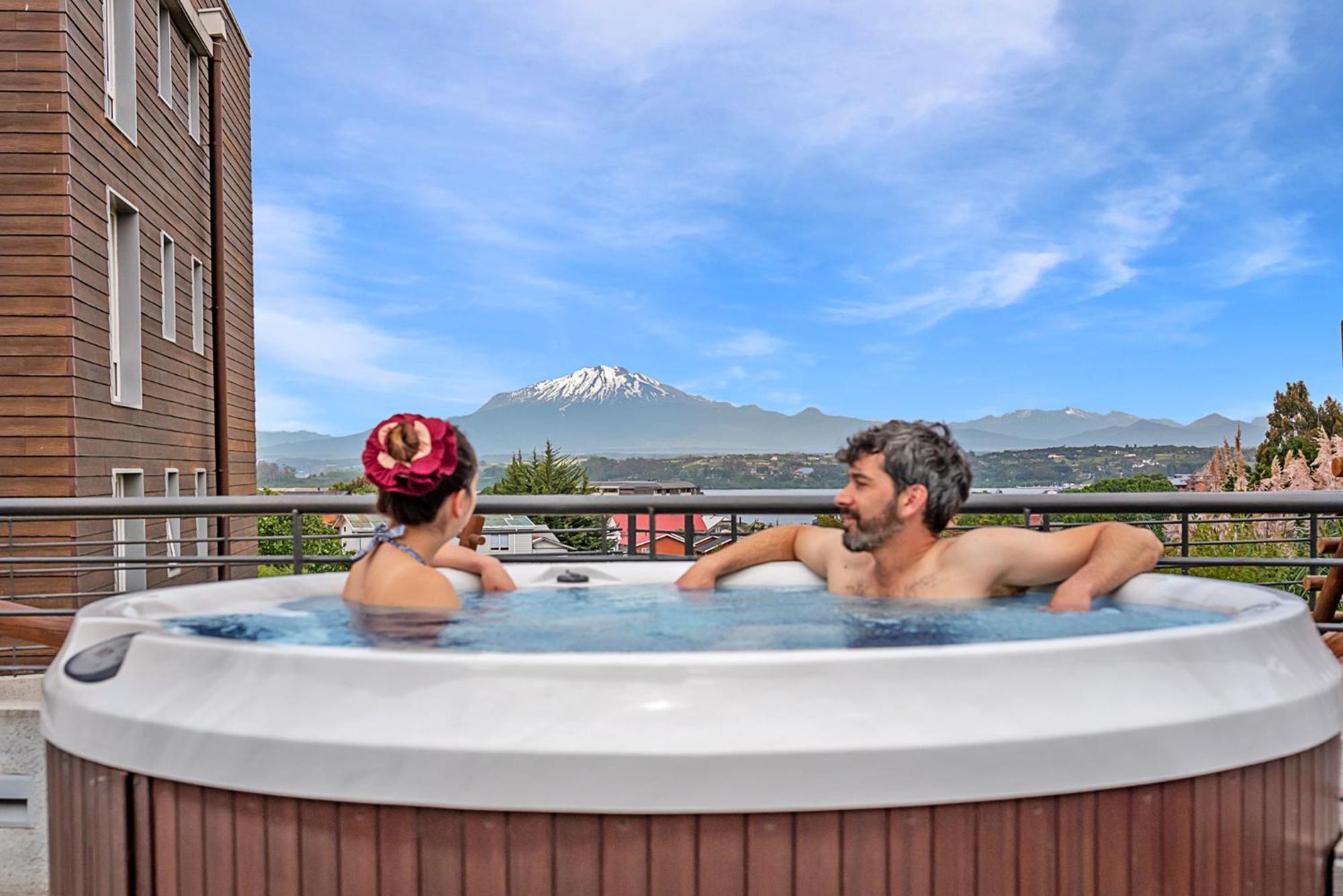 Exquisito Depa Con La Mejor Vista Al Lago Y Tinaja Puerto Varas Esterno foto