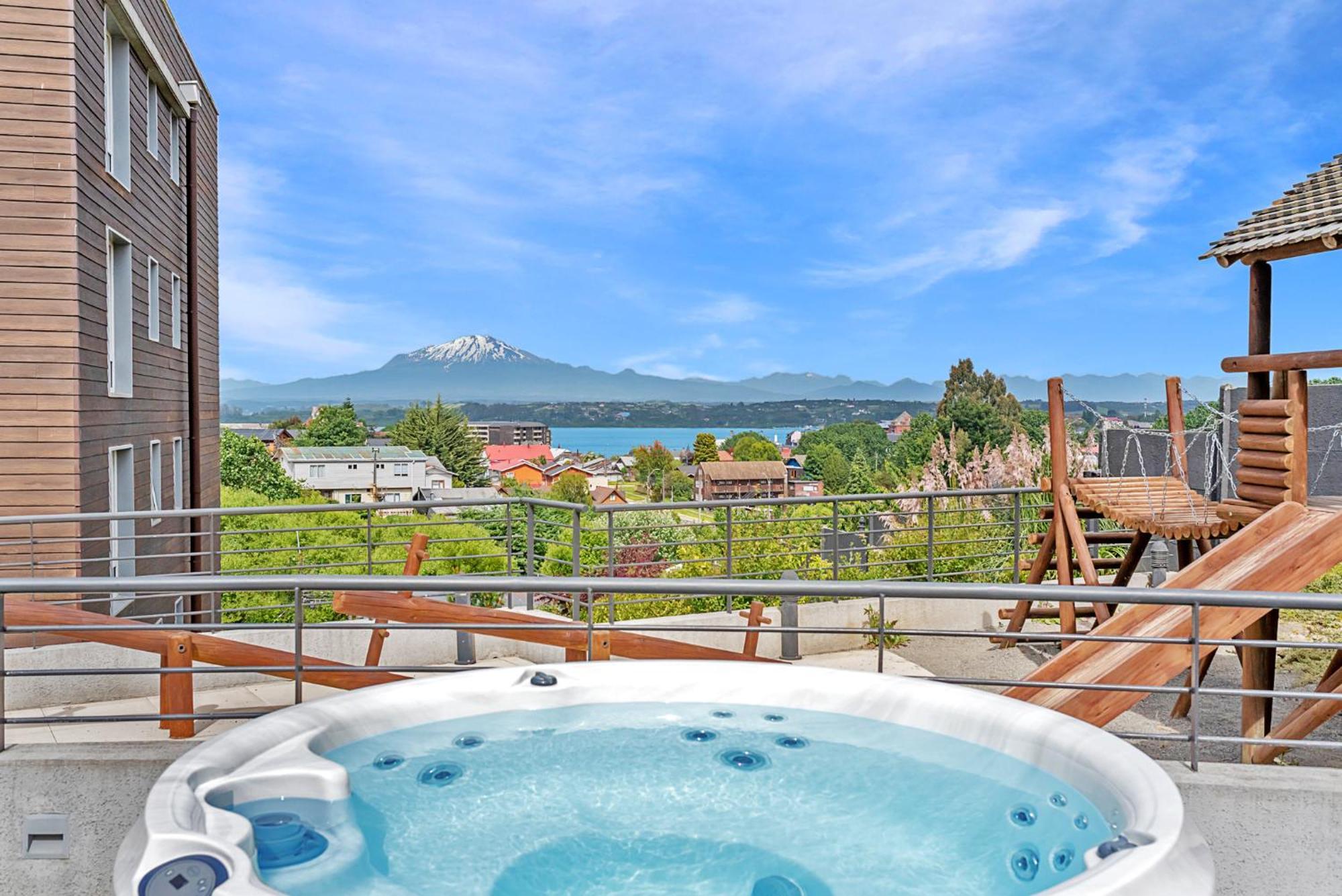 Exquisito Depa Con La Mejor Vista Al Lago Y Tinaja Puerto Varas Esterno foto